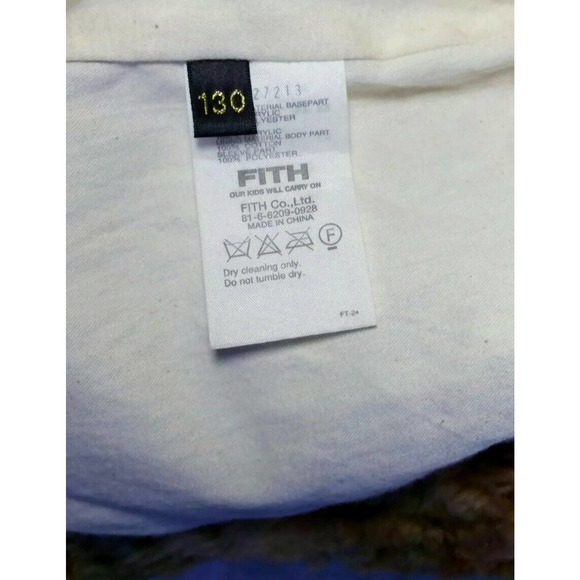 GIRL'S FITH JAPAN COZY & CHIC FAUX FUR HOODED JACKET SHORT COAT $320 130 8-9 yrs - Picture 10 of 12